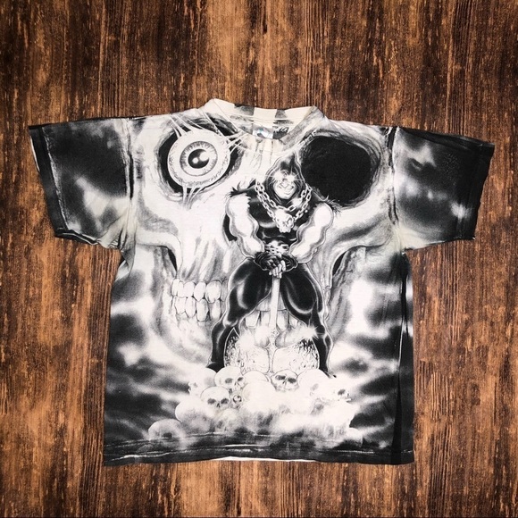 Vintage 90s Executioner Skulls All Over Print
